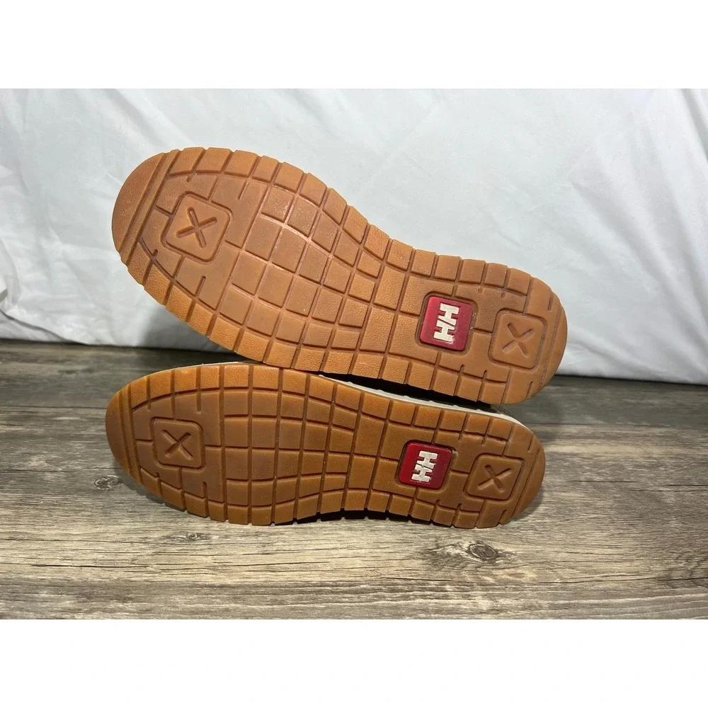 Helly Hansen Shearling Suede‎ Ankle Boots Women's 7.5 Taupe Winter Zip Lined